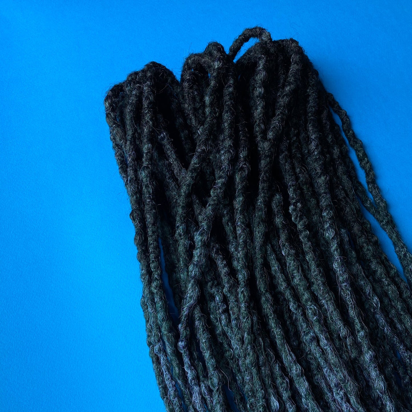 Synthetic Dreadlocks Turquoise Blue Ombre