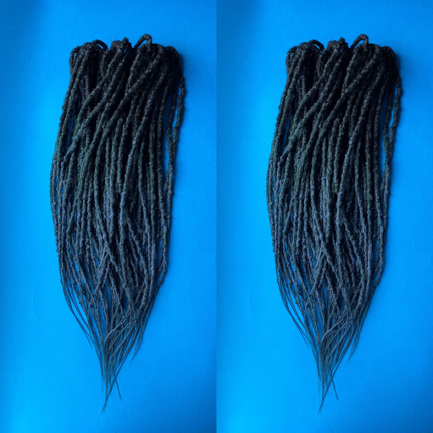 Synthetic Dreadlocks Turquoise Blue Ombre