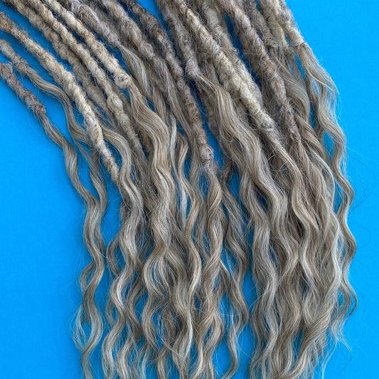 Curly Loose Ends Ombre Synthetic Dreads