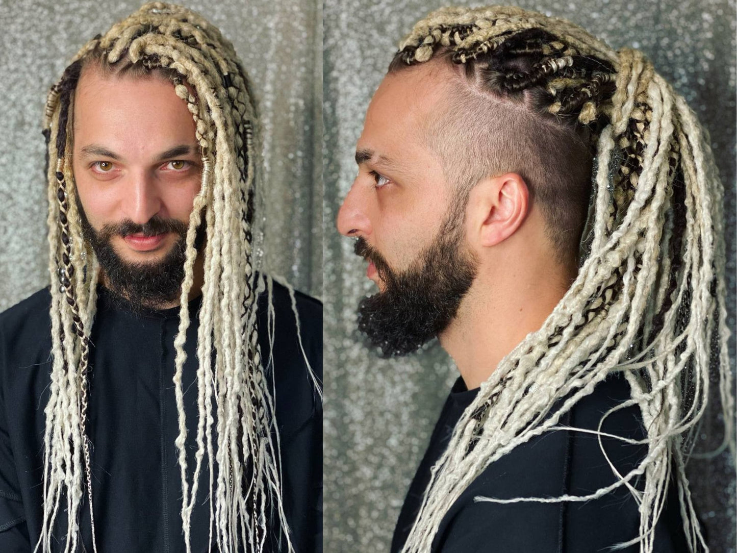 Men's Boho Synthetic Dreadlocks