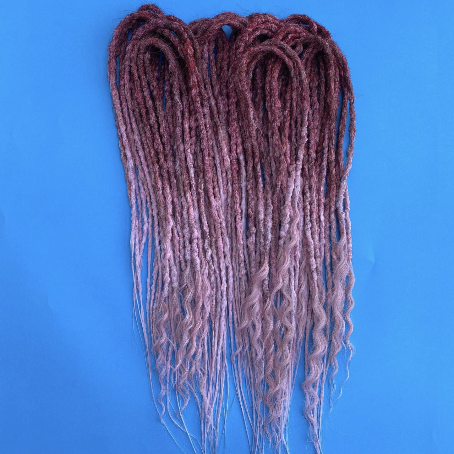 Mars Synthetic Dreads with Curly Loose Ends