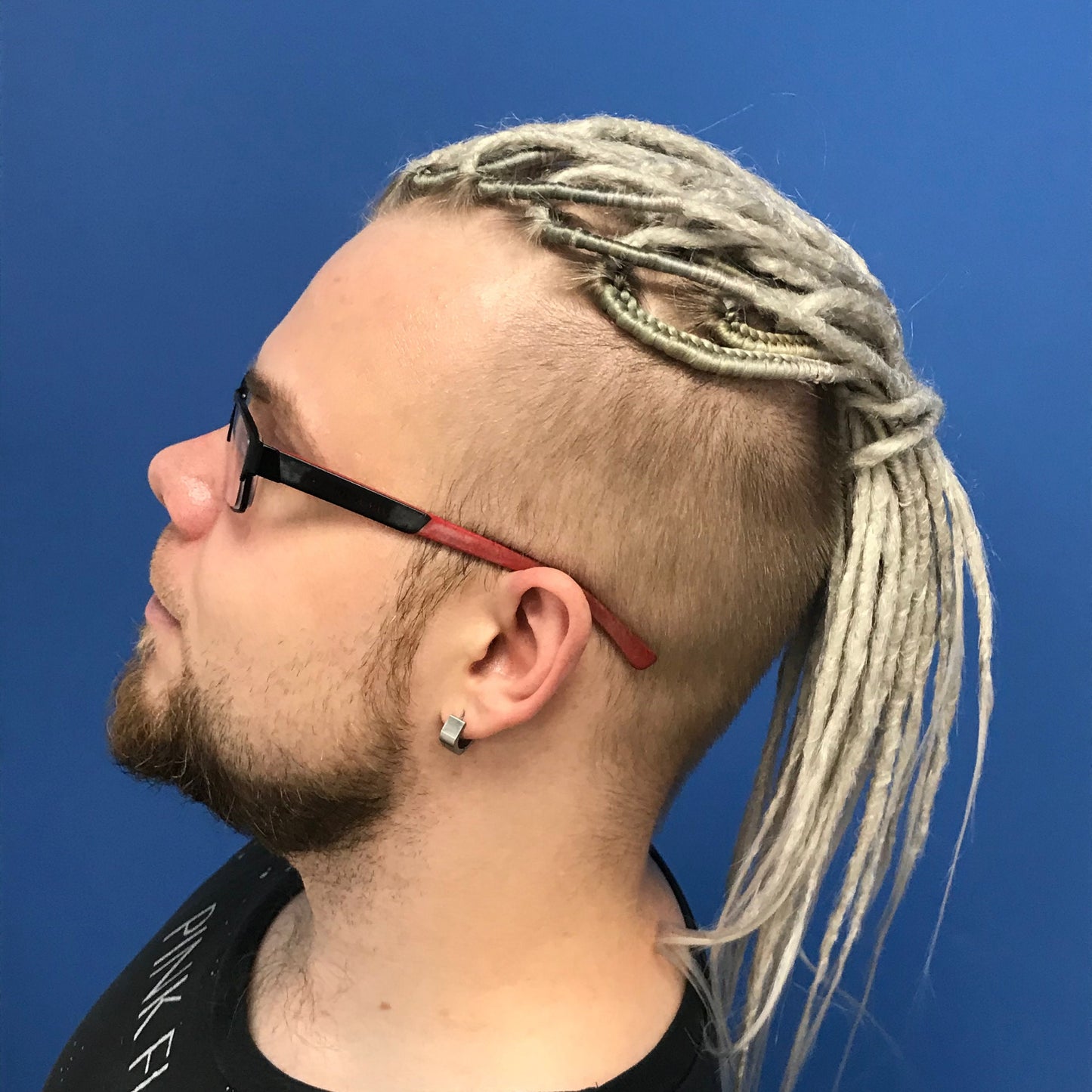 Men`s Short Blonde Undercut Dreads