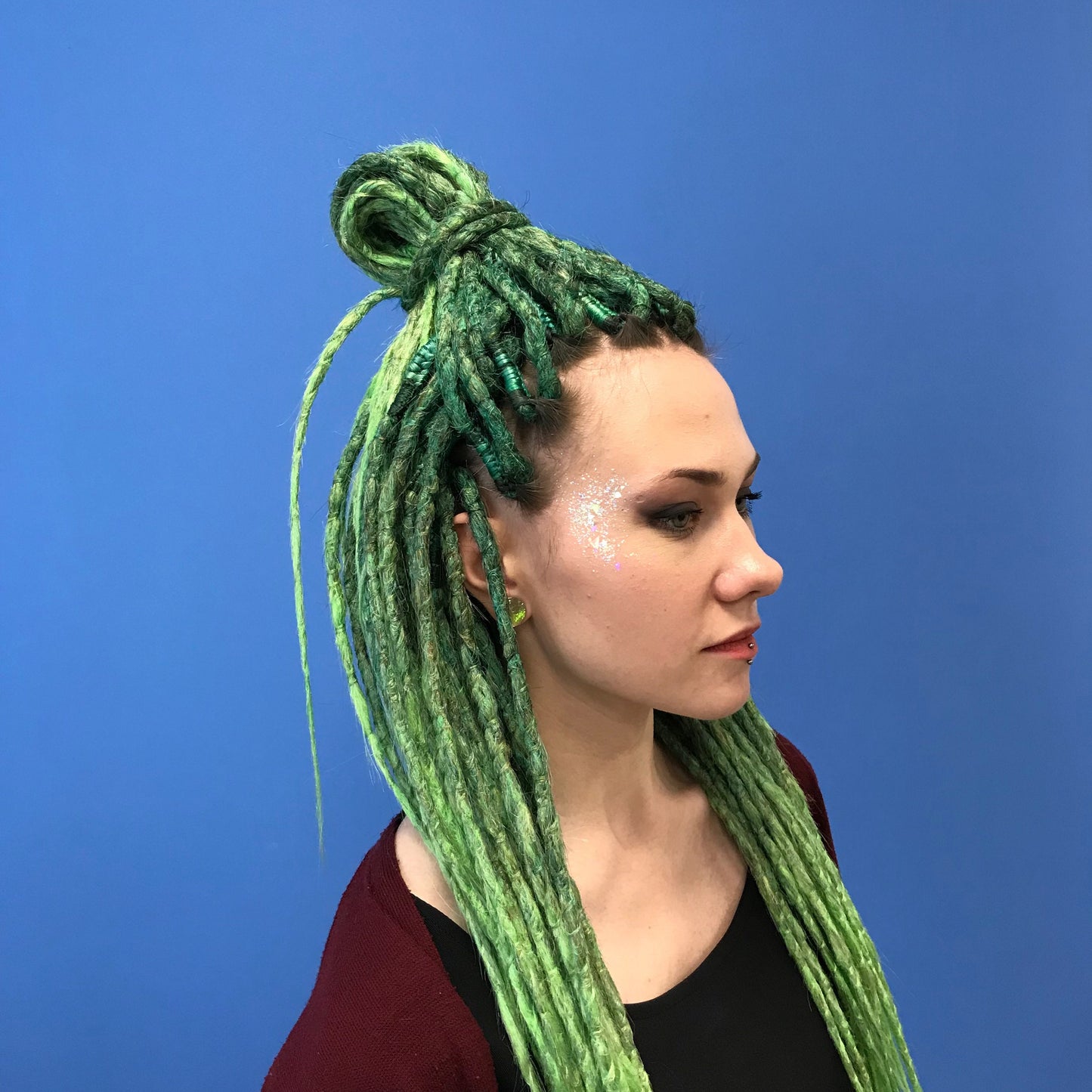 Green Ombre Crochet Dreadlocks