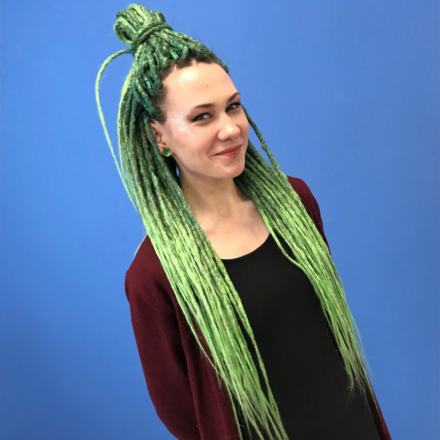 Green Ombre Crochet Dreadlocks