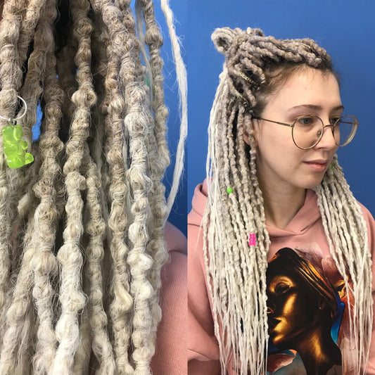 Blonde Ombre Synthetic Dreadlocks and Braids