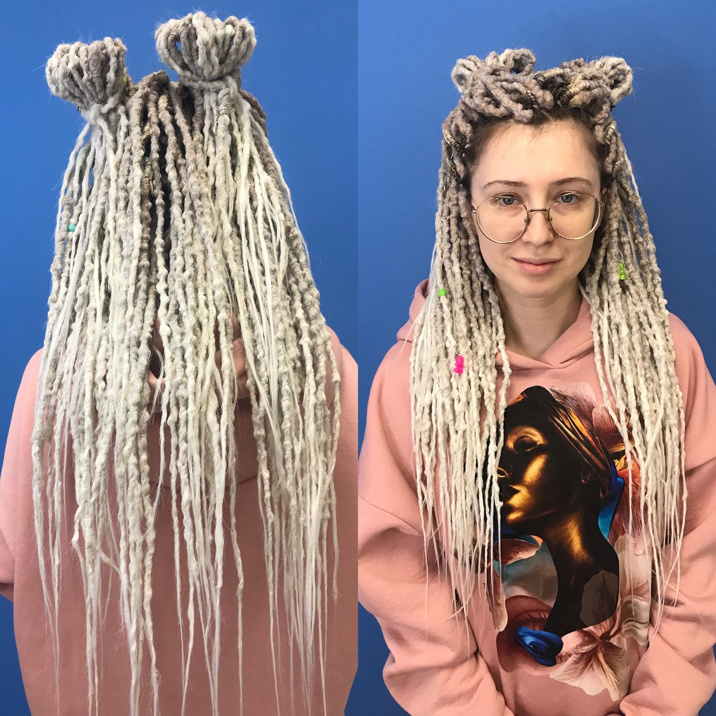 Blonde Ombre Synthetic Dreadlocks and Braids