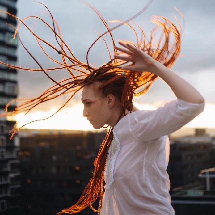 Ginger Red Synthetic Dreadlocks