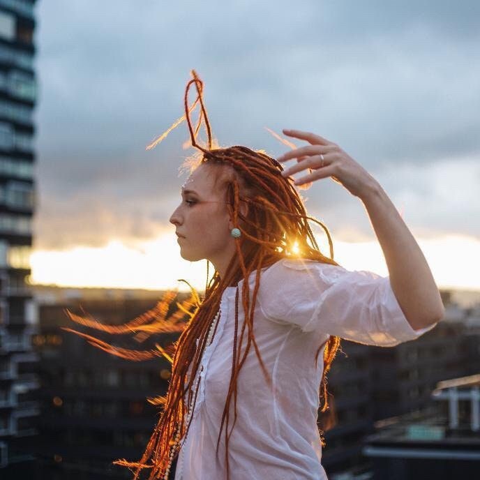 Ginger Red Synthetic Dreadlocks