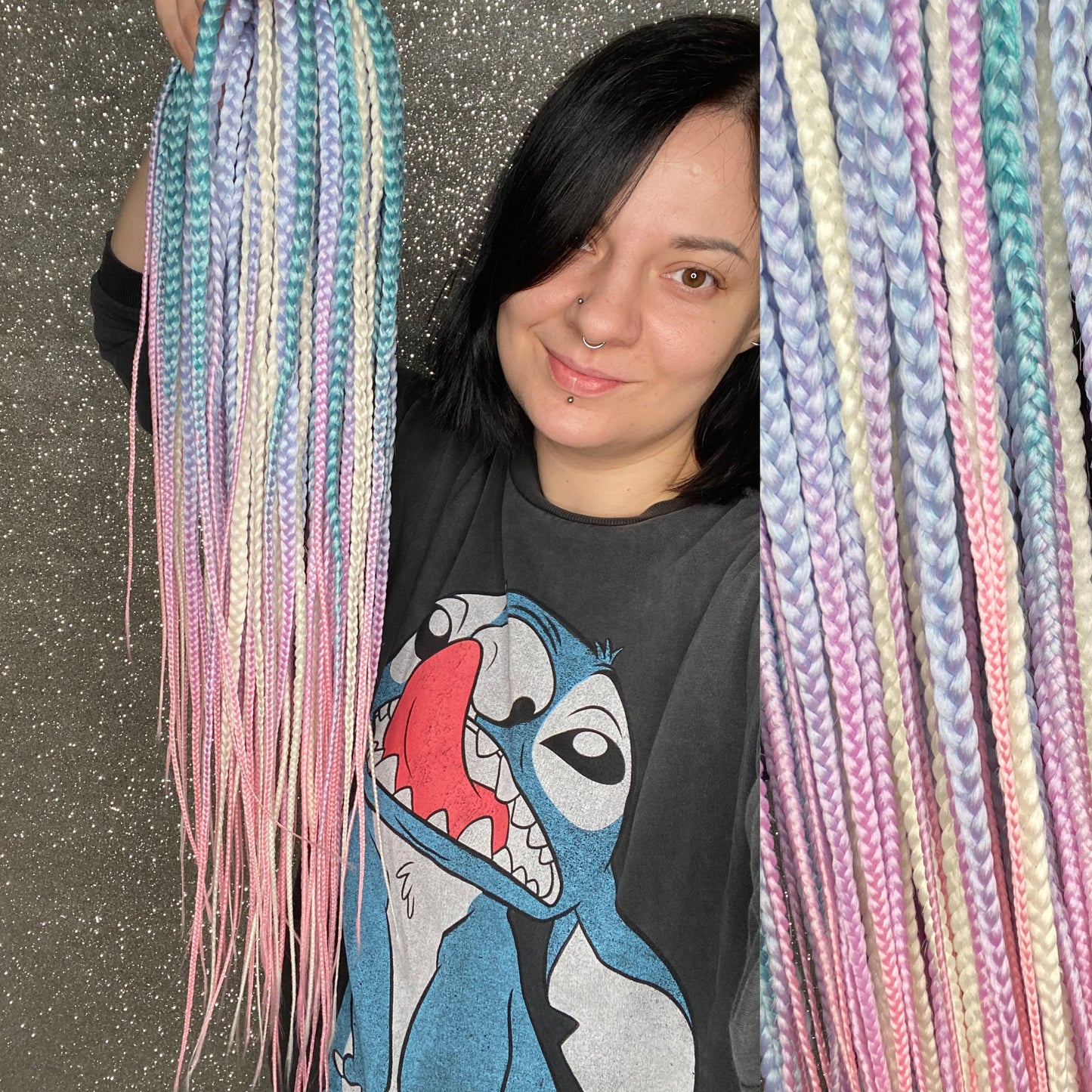 Synthetic Braids Pastel Colors