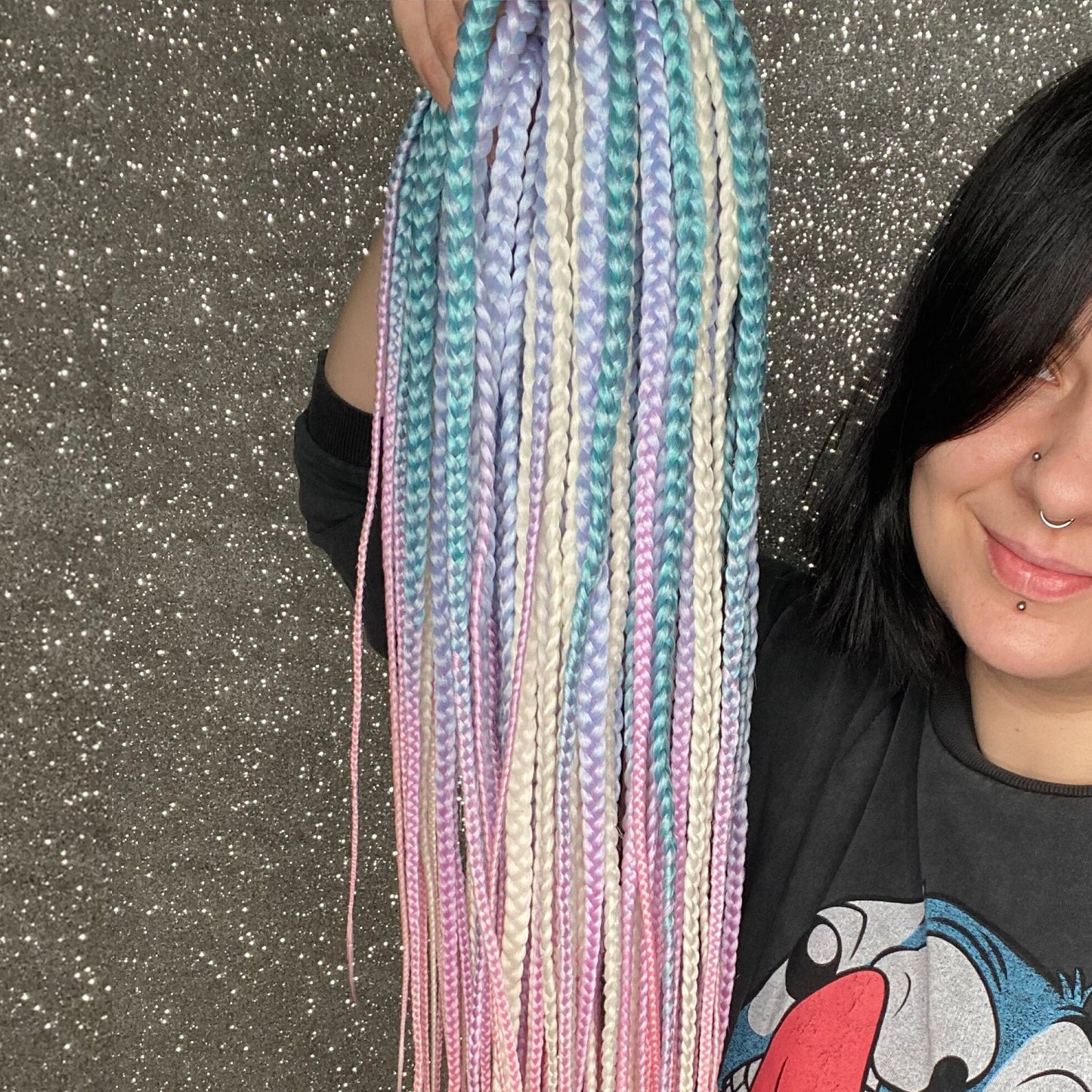 Synthetic Braids Pastel Colors